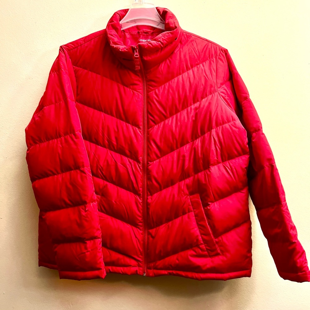 Lands End puffer jacket